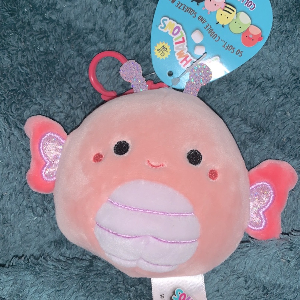 Maribel Butterfly Squishmallow Clip